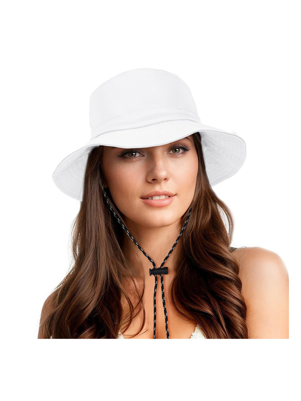 Waterproof Bucket Hats for Woman UPF 50+ Sun Hat | UV | White | Size OS